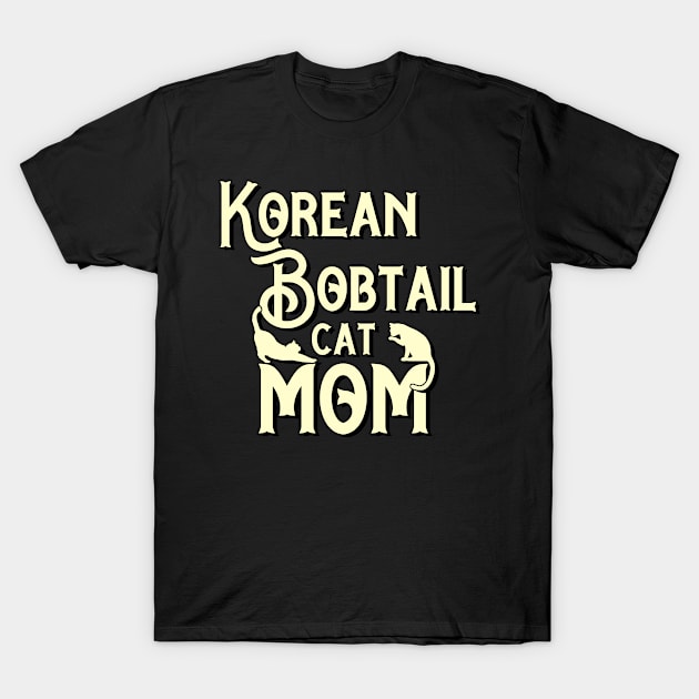 Korean bobtail cat mama breed T-Shirt by SerenityByAlex